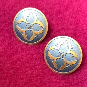 Vintage dolphin earrings